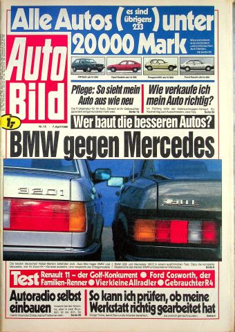 Auto Bild 15/1986 Auto Bild 15/1986
